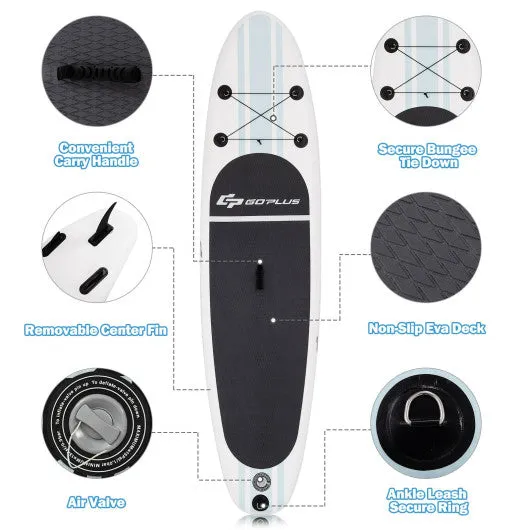 10 feet Inflatable Stand Up Paddle Board with Paddle Pump