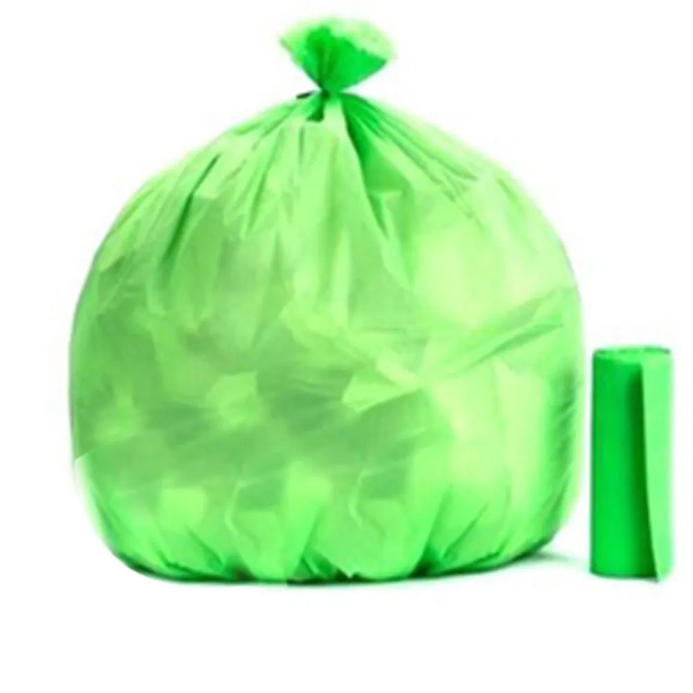 1586 Bio-degradable Eco Friendly Garbage / Trash Bags Rolls (24" x 32") (Green)