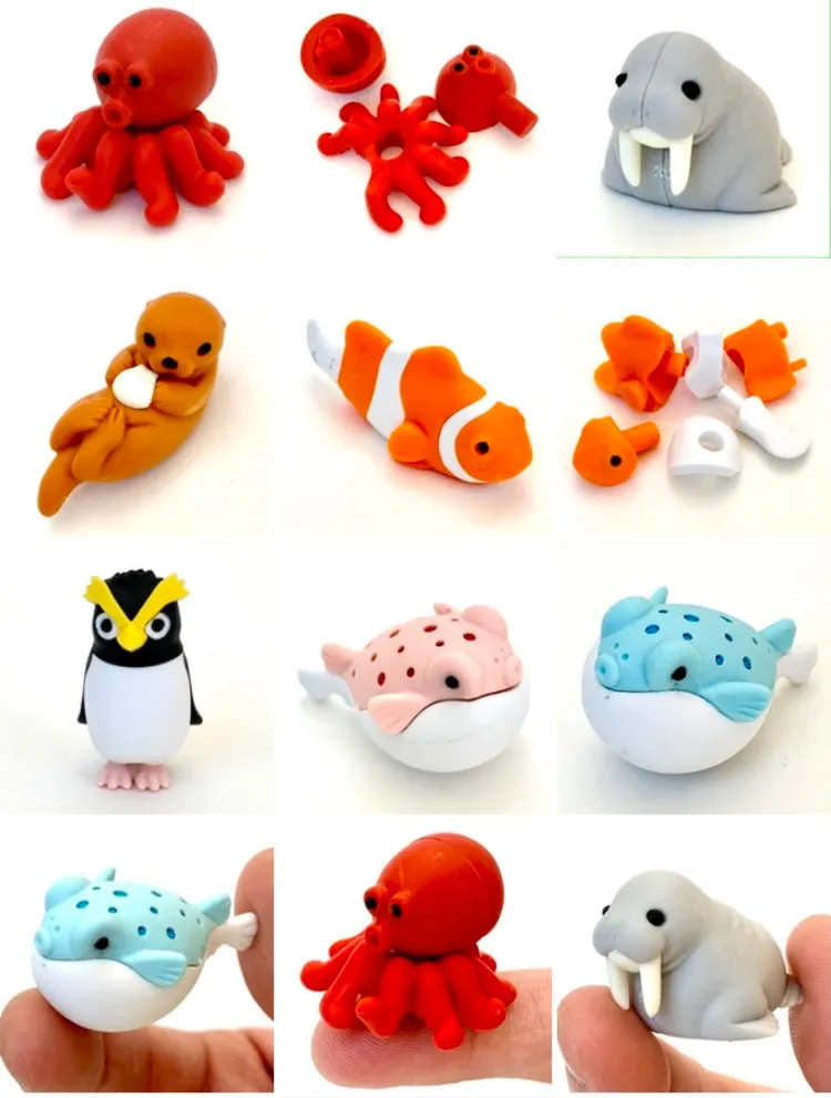 380161 SEA FRIENDS ERASERS -30