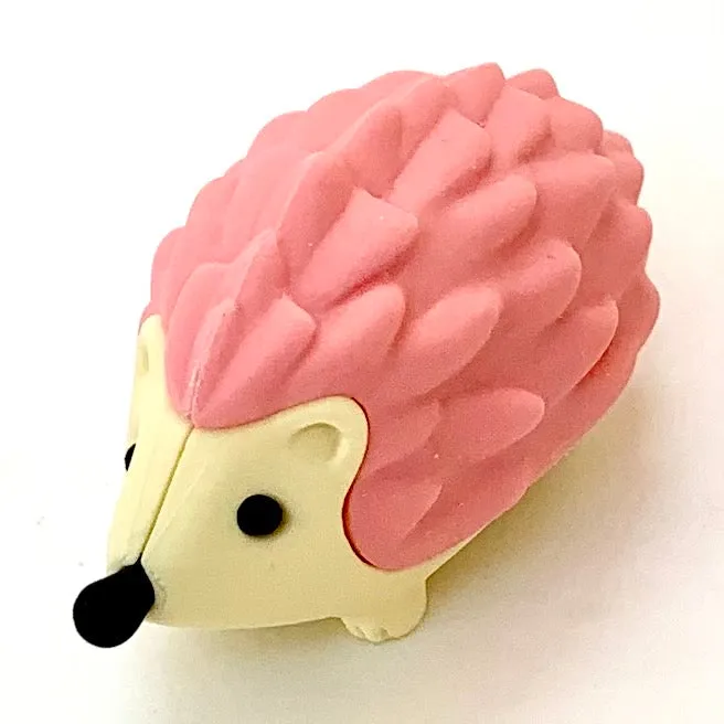 380481 IWAKO HEDGEHOG ERASERS-3 COLORS-30