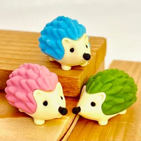 380481 IWAKO HEDGEHOG ERASERS-3 COLORS-30