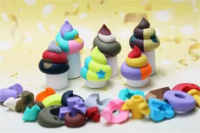 38279 RAINBOW UNCHI POOP ERASERS -60