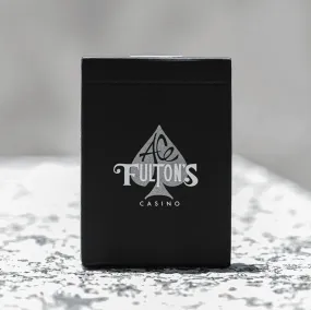 Ace Fulton's 10 Year Anniversary Playing Cards Vintage Back Midnight Fuel