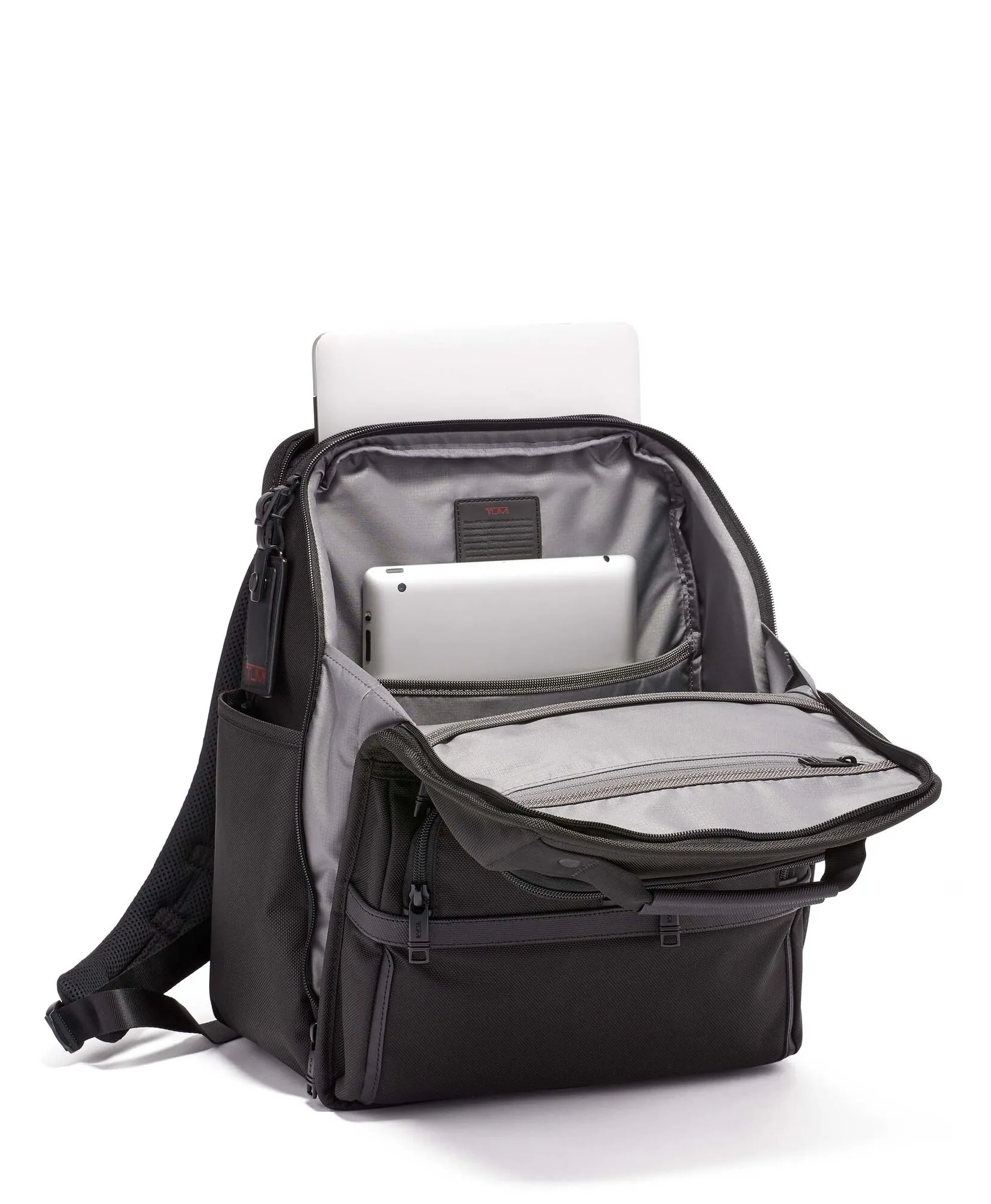 Alpha 3 Compact Laptop Brief Backpack -  Black