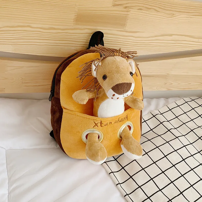 Anti-Lost Cartoon Eggshell Backpack for Kindergarten