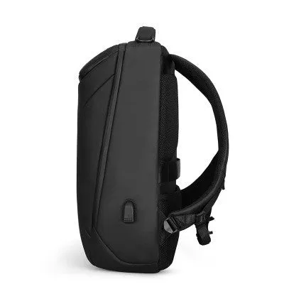 Anti-thief Fashion Men Backpack Multifunctional Waterproof Laptop Bag USB Charging Travel Bag