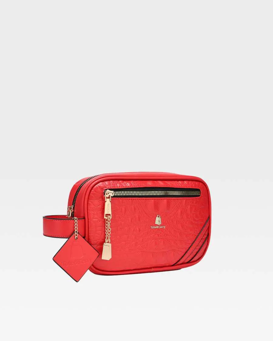 Apollo 2 Toiletry Bag in Red