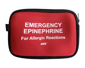 Auto-injector Emergency Epinephrine Empty Self-Carry Pack, Red