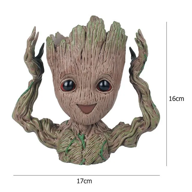 Baby Groot Planter Action Figures