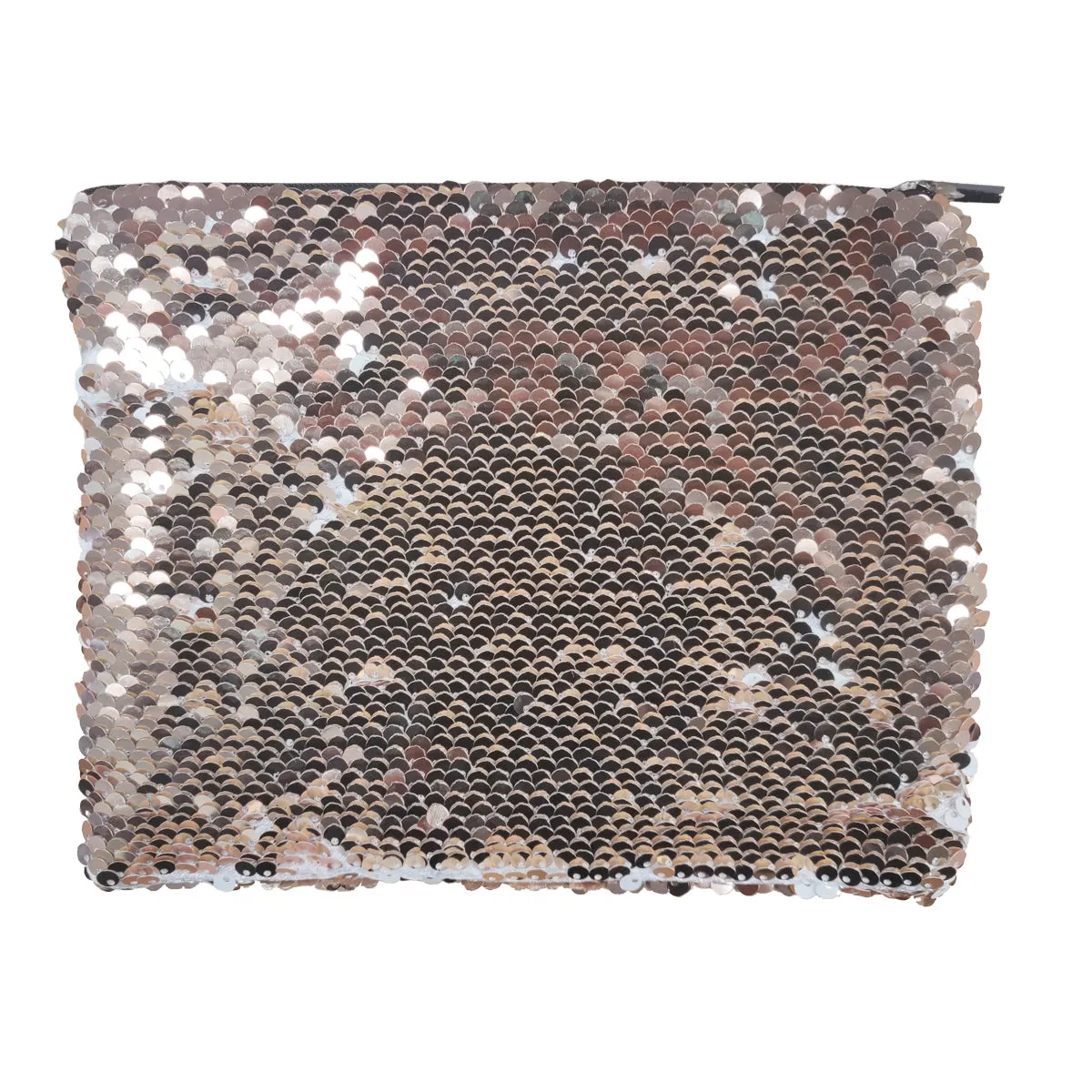 Bags - Sequin Handbag/ Cosmetic/Purse - 15cm x 20cm - CHAMPAGNE GOLD