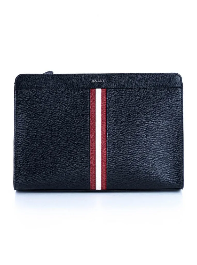 Bally Tideo Logo Detailed Clutch Bag