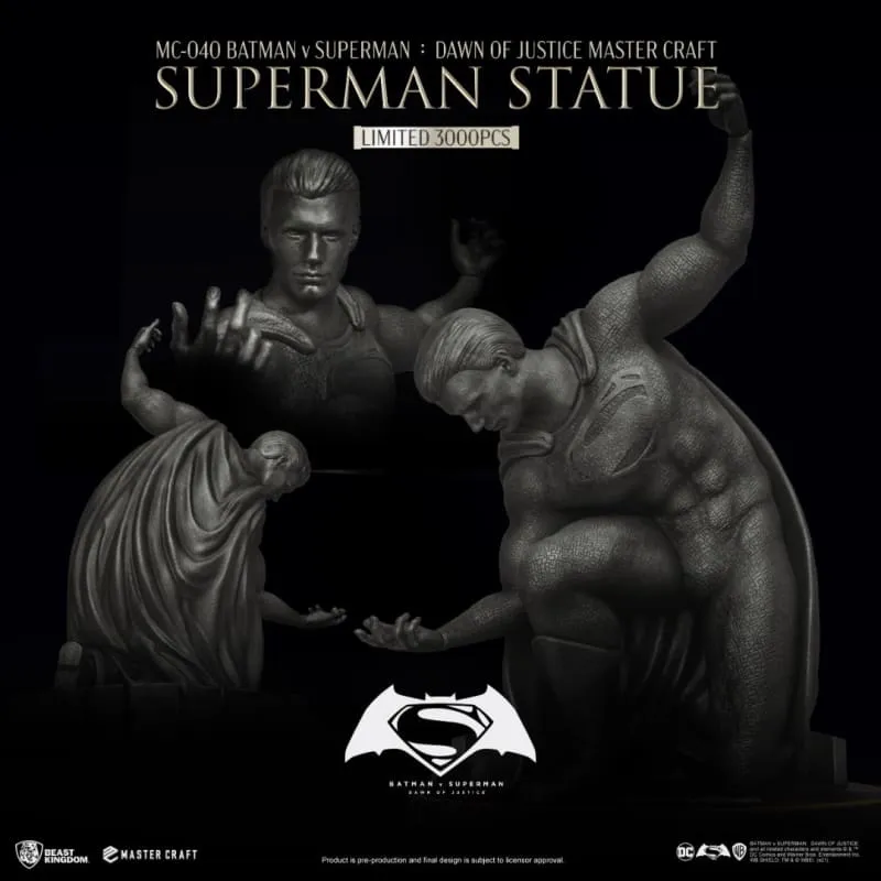 Beast Kingdom LIMITED 3,000 PIECES Beast Kingdom MC-040 Batman v Superman: Dawn Of Justice Master Craft Superman Figure Statue