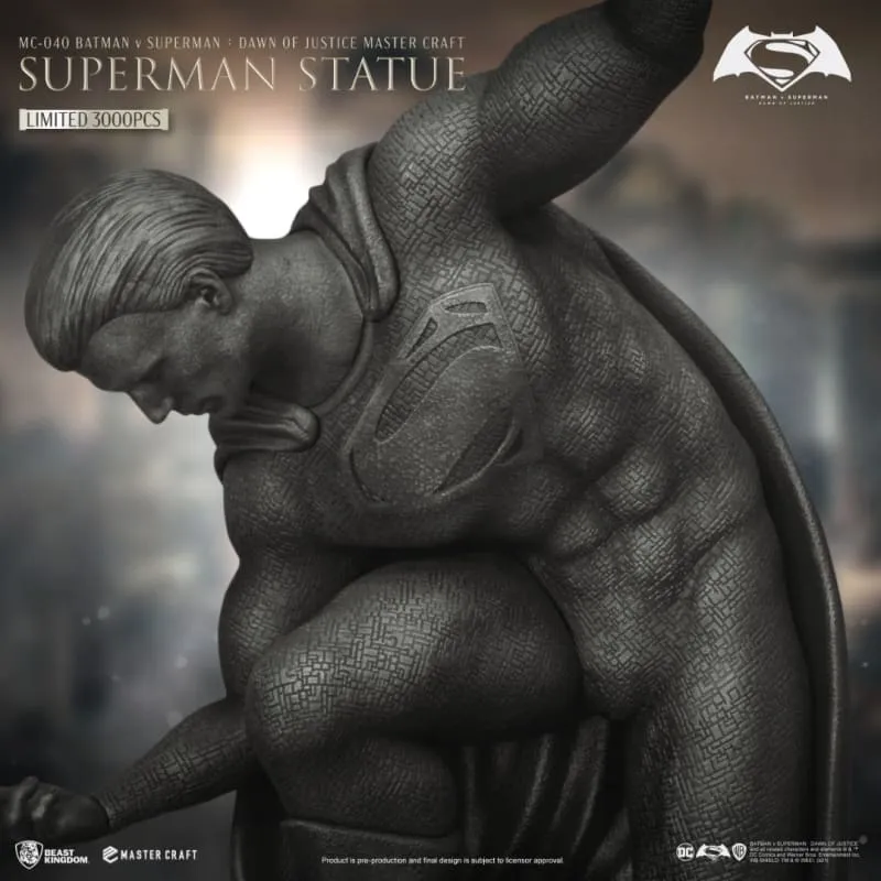 Beast Kingdom LIMITED 3,000 PIECES Beast Kingdom MC-040 Batman v Superman: Dawn Of Justice Master Craft Superman Figure Statue