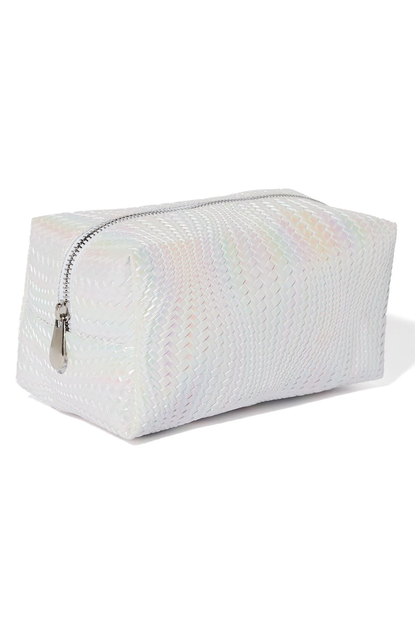 Beautiful Finish Cosmetic Bag - White