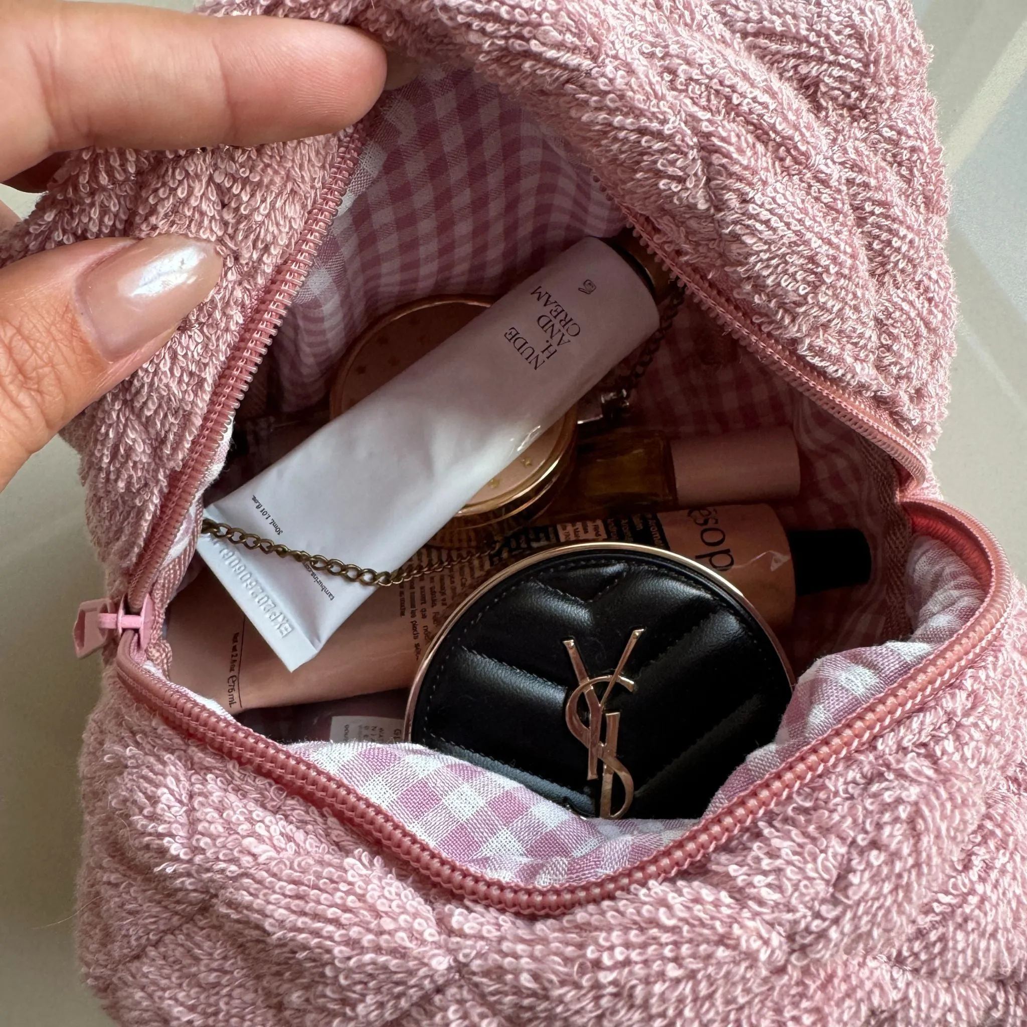 Blush Mini Makeup Bag