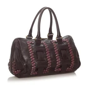 Bottega Veneta Intrecciato Leather Handbag (SHG-27767)