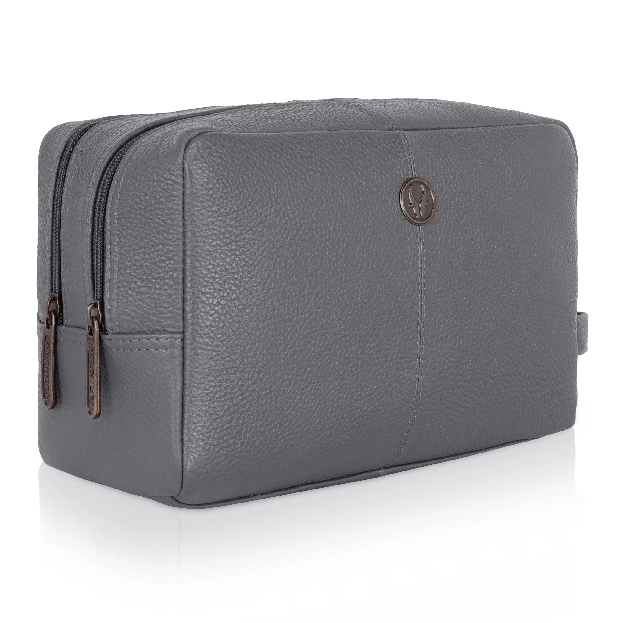 BRANDON Leather Toiletry Bag For Men & Women