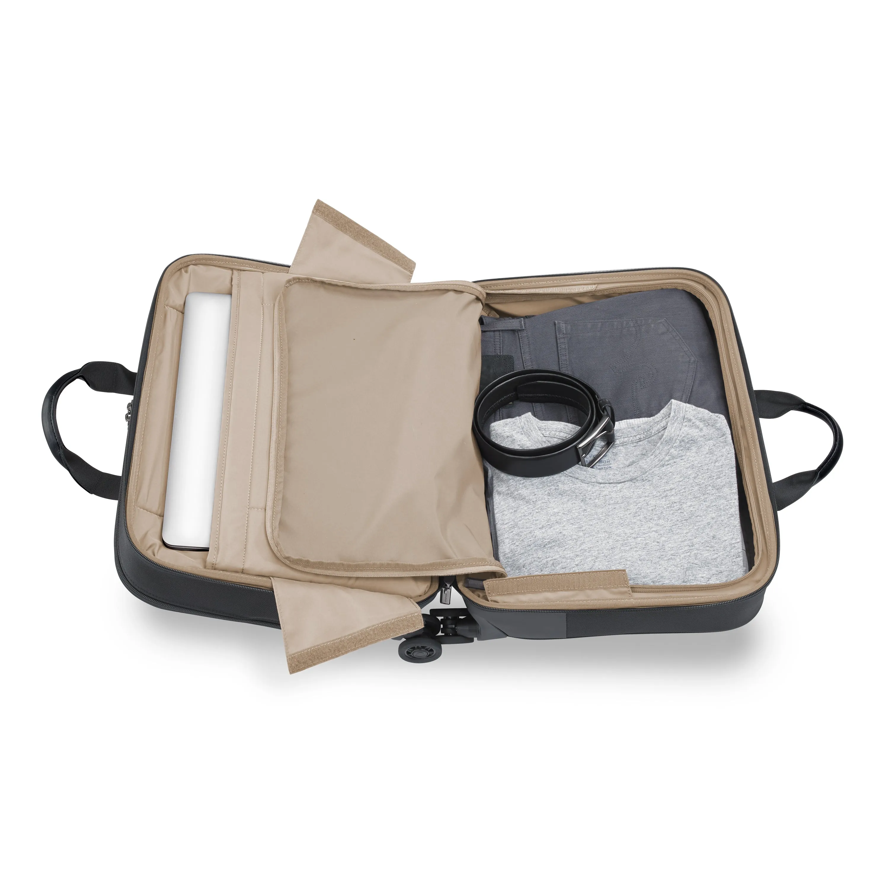 Briggs & Riley @WORK Collection Softside Large Spinner Zippered Briefcase (Free Monogram)- KR430SP