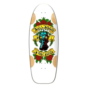 Bull Dog Designs Car Paint WHITE FORMICA 33"x 11.875"x WB 18.5" Skateboard Deck