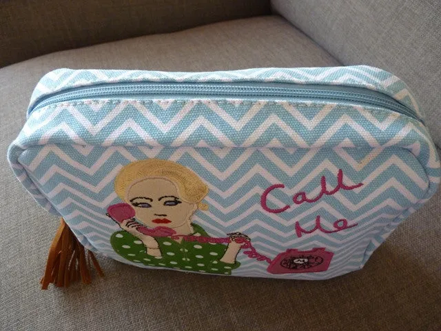 Call Me Large Cosmetic Bag