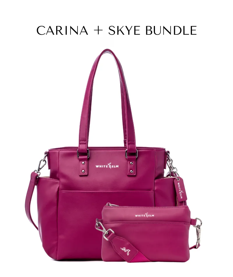 Carina Tote Bag - Orchid Pink