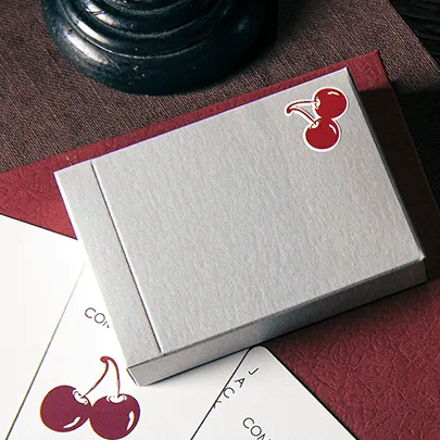 Cherry Casino Playing Cards House Deck - McCarran Silver