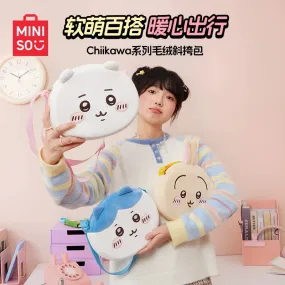 ChiiKawa X Miniso | ChiiKawa Hachiware Usagi Big Head Shoulder Bag - Kawaii items Room Decoration