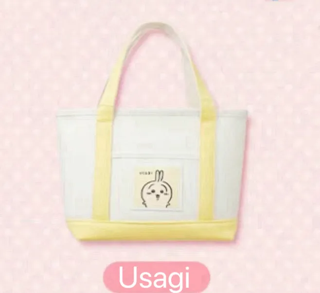 ChiiKawa X Miniso | ChiiKawa Hachiware Usagi Tote Bag - Kawaii items Room Decoration