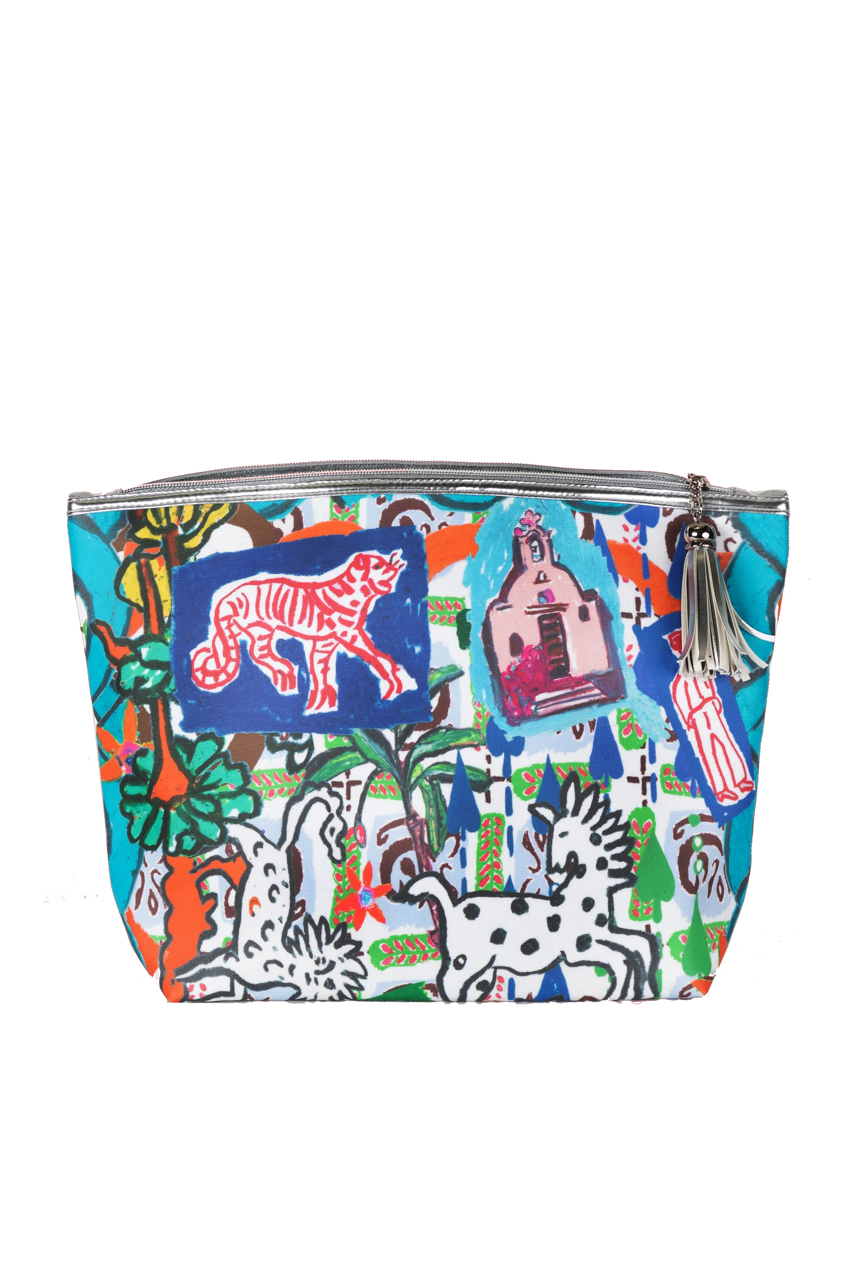 Classic Make Up Bag / "A Postcard From Greece"