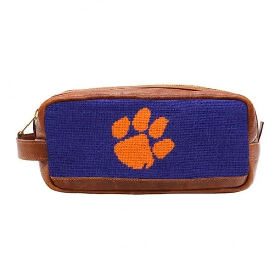 Clemson Needlepoint Toiletry Bag