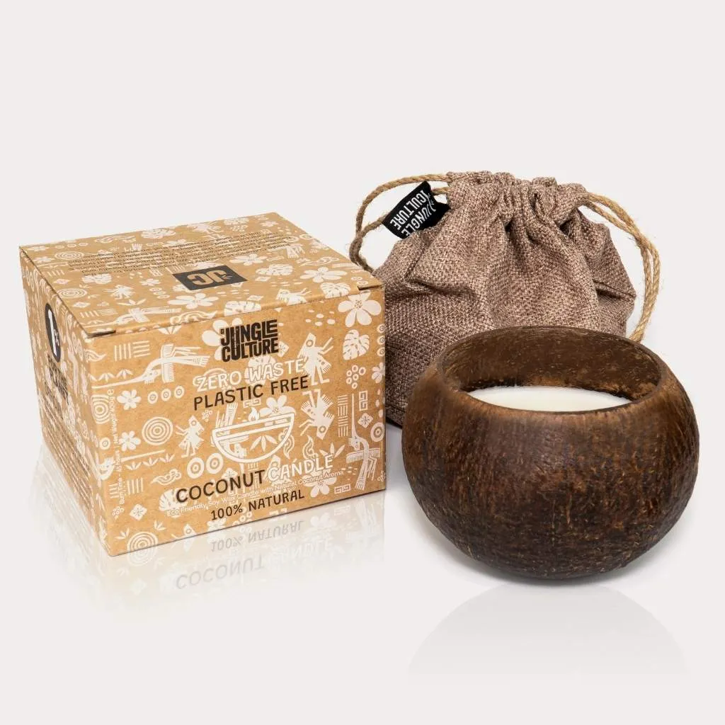 Coconut Shell Candle - Toasted Coconut Scent