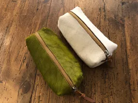 Cowhide Cosmetic Bag