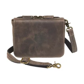 Crossbody Organizer, Distressed Buffalo