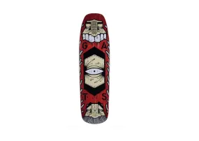 Cruiser Red Skateboard Art Deck by Gats- Graffiti Against The System