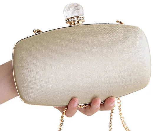 Crystal Closure Clutch Bag