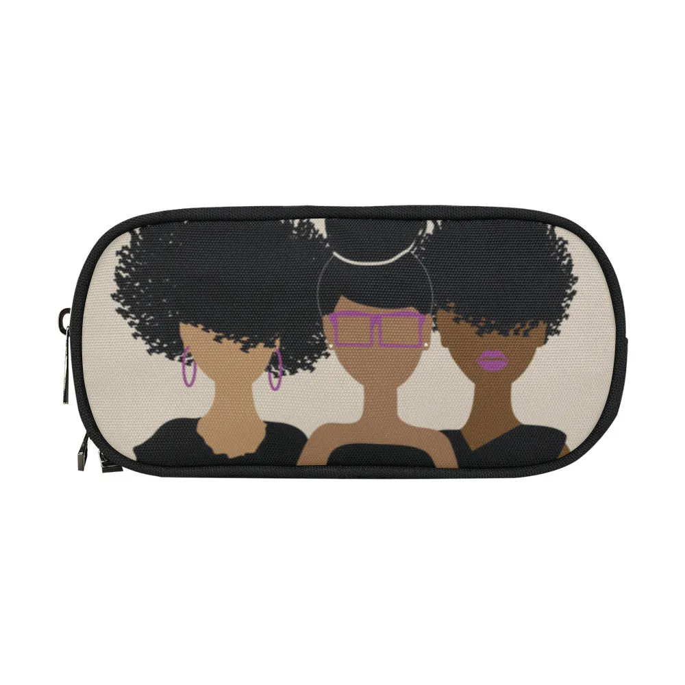 Curly Girl Trio Cosmetic/Toiletry/Pencil Bag