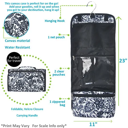 Damask Bliss NGIL Traveling Toiletry Bag