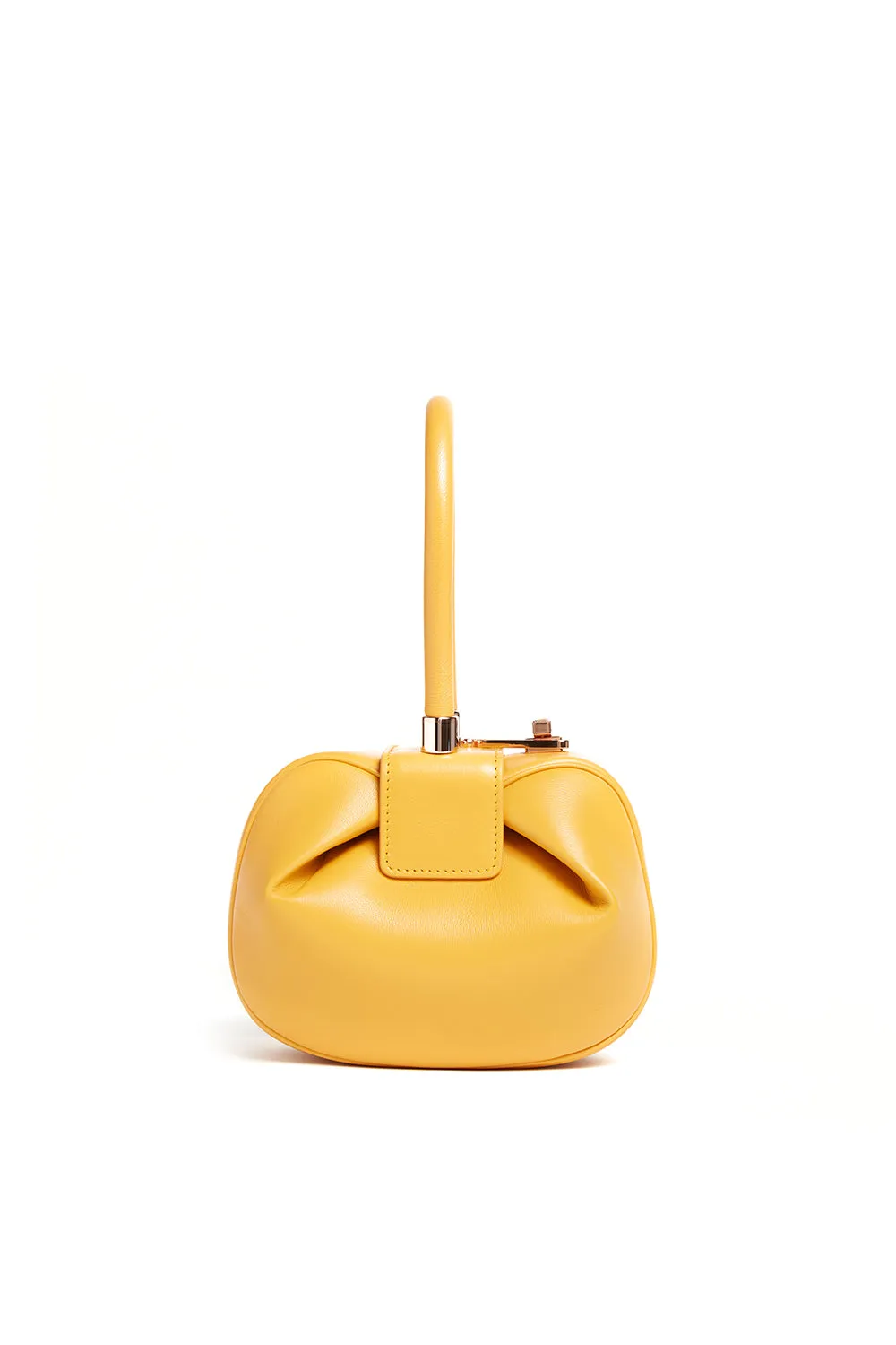 Demi Bag in Yellow Nappa Leather