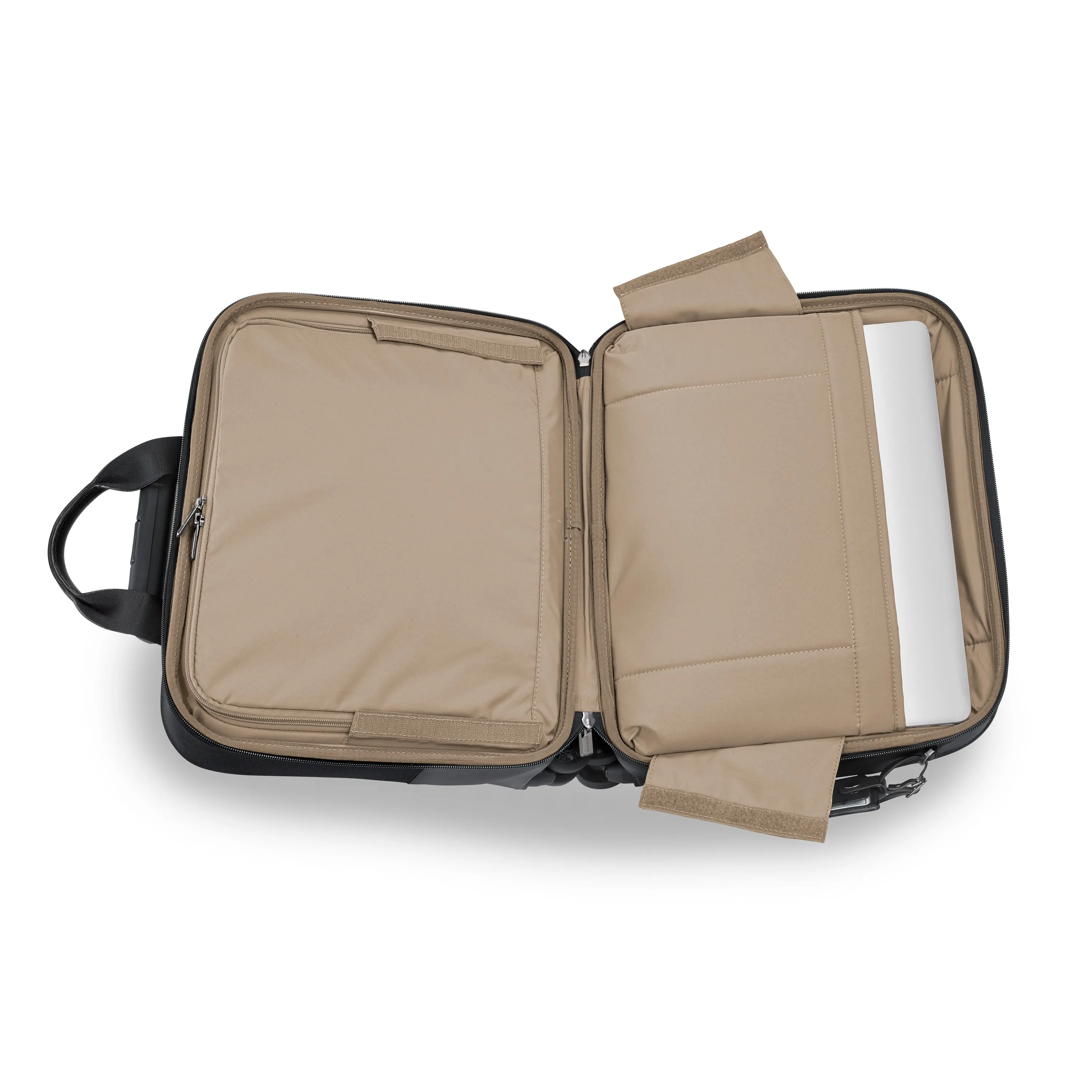 DISCONTINUED- Briggs & Riley @WORK Collection Softside Spinner Zippered Briefcase-  KR420SP