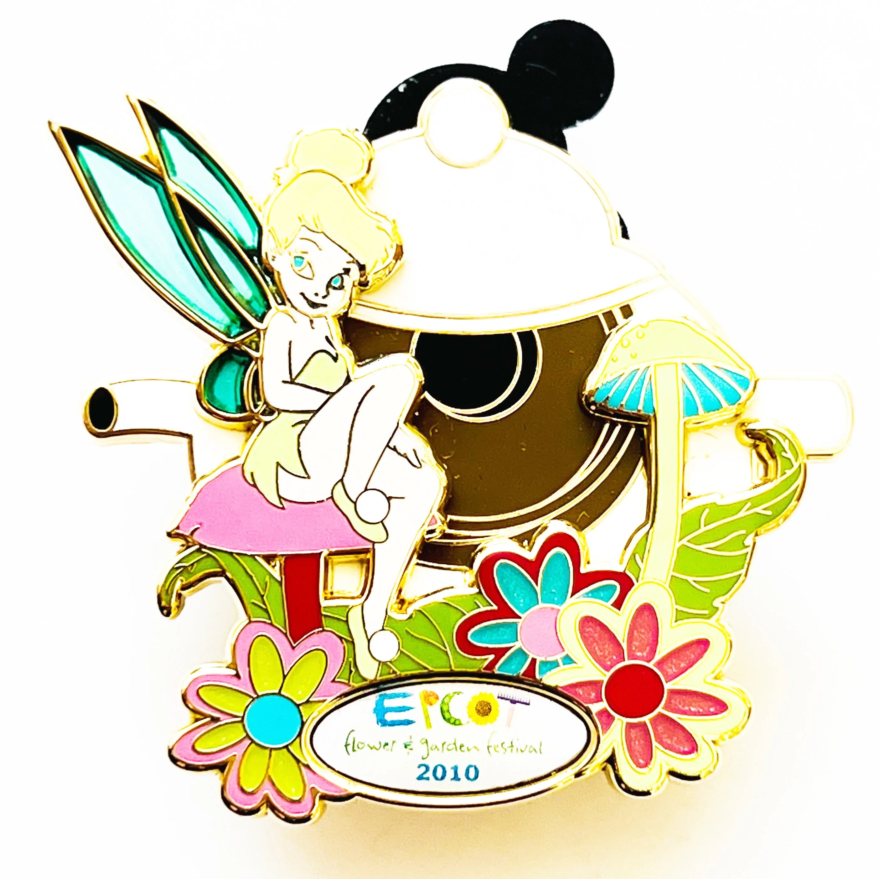 Disney 2010 Epcot Flower & Garden Festival Tinker Bell Passholder Pin