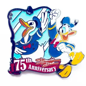 Disney 75th Anniversary Donald Duck Cast Member Exclusive Limited Edition 1500 Pin