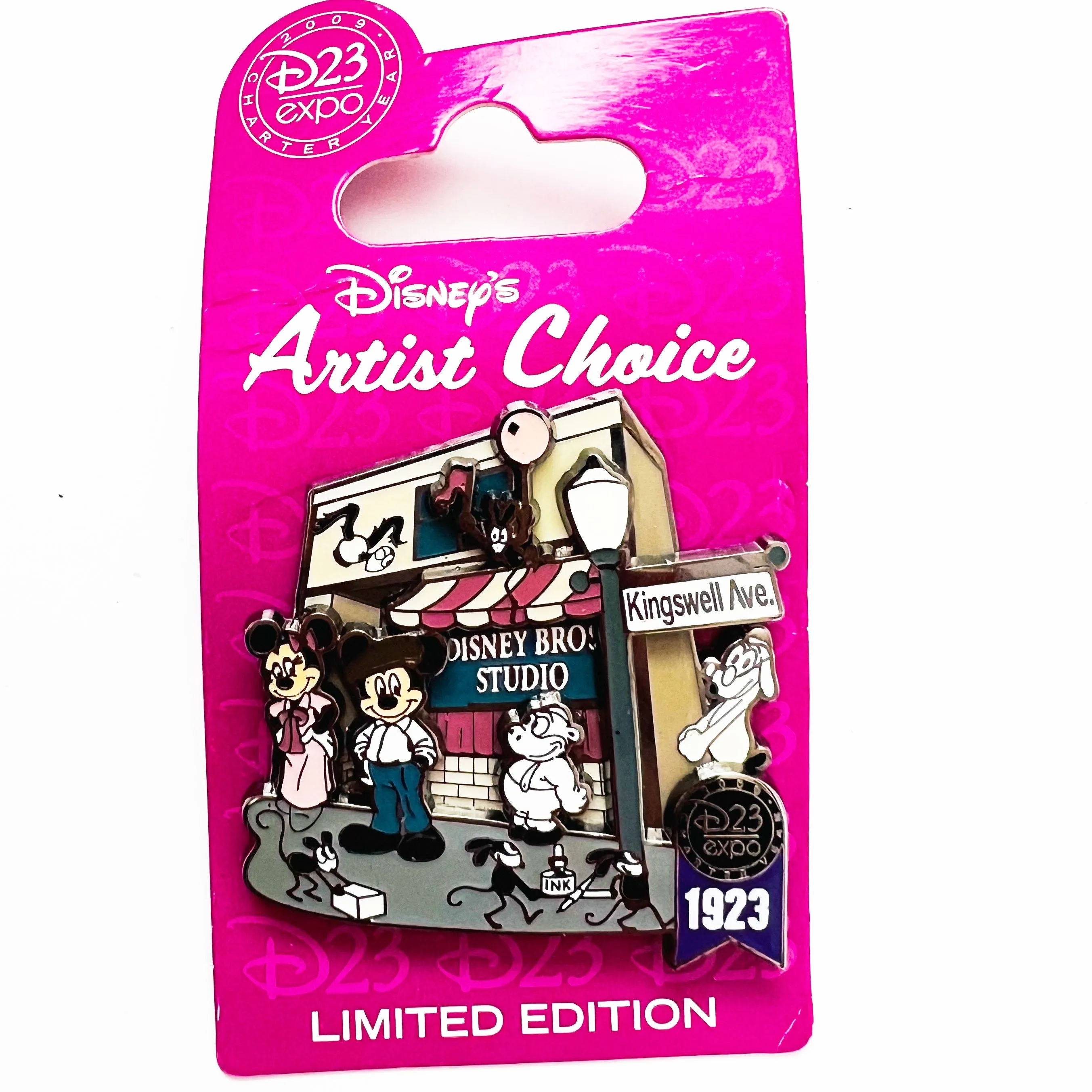 Disney D23 Expo 2009 Disney's Artist Choice 1923 Walt Disney Company LE 1500 Pin