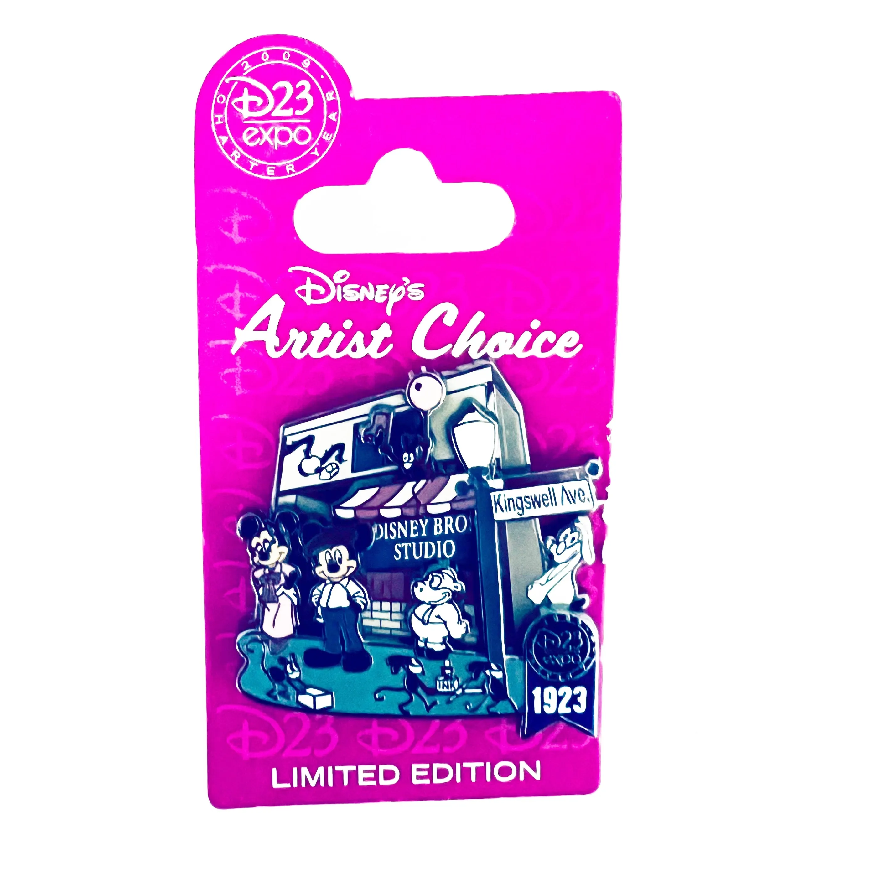 Disney D23 Expo 2009 Disney's Artist Choice 1923 Walt Disney Company LE 1500 Pin