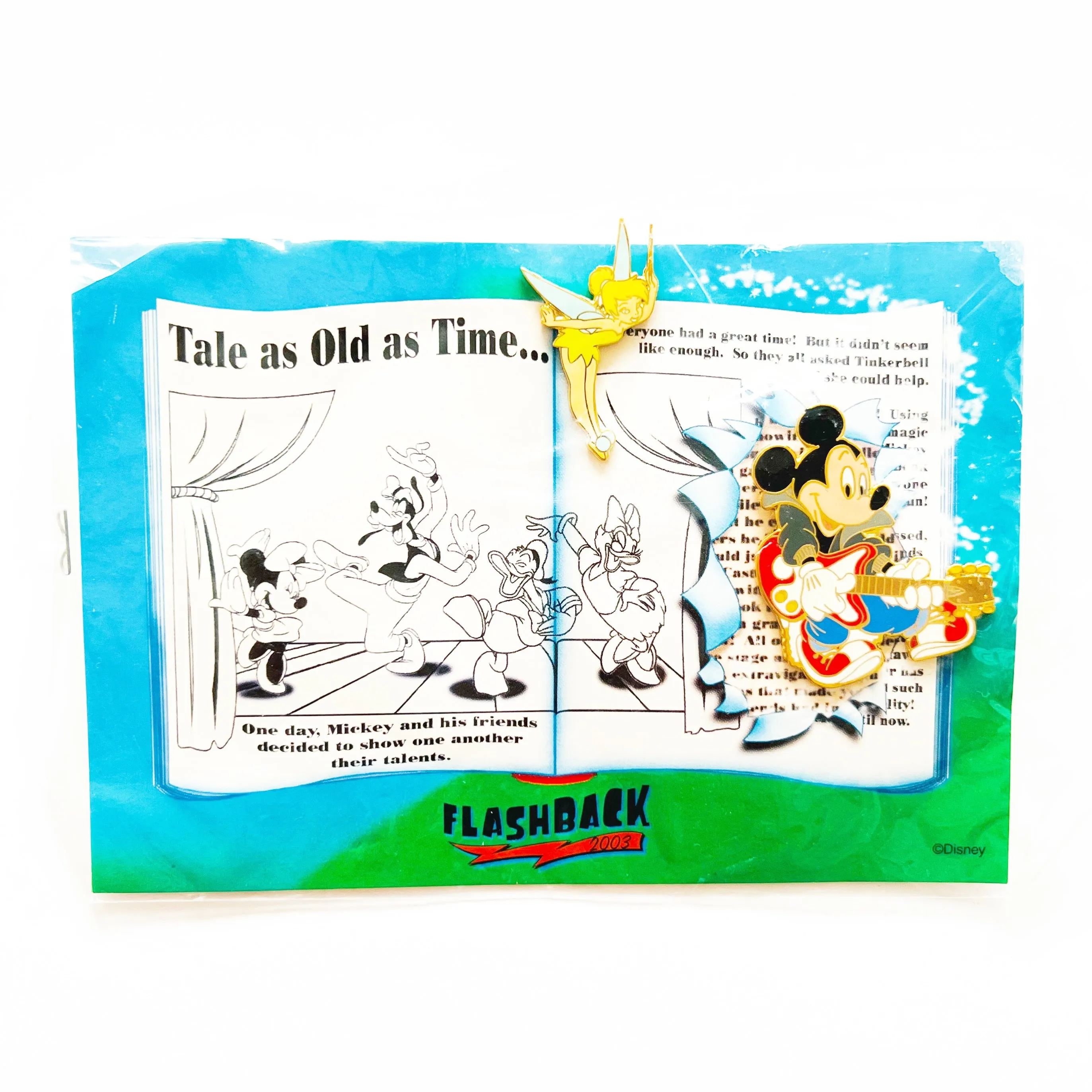 Disney DLR Cast Exclusive Flashback Performance Mickey & Tinker Bell LE Pin