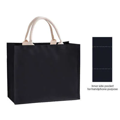 Eco Black Canvas Bag