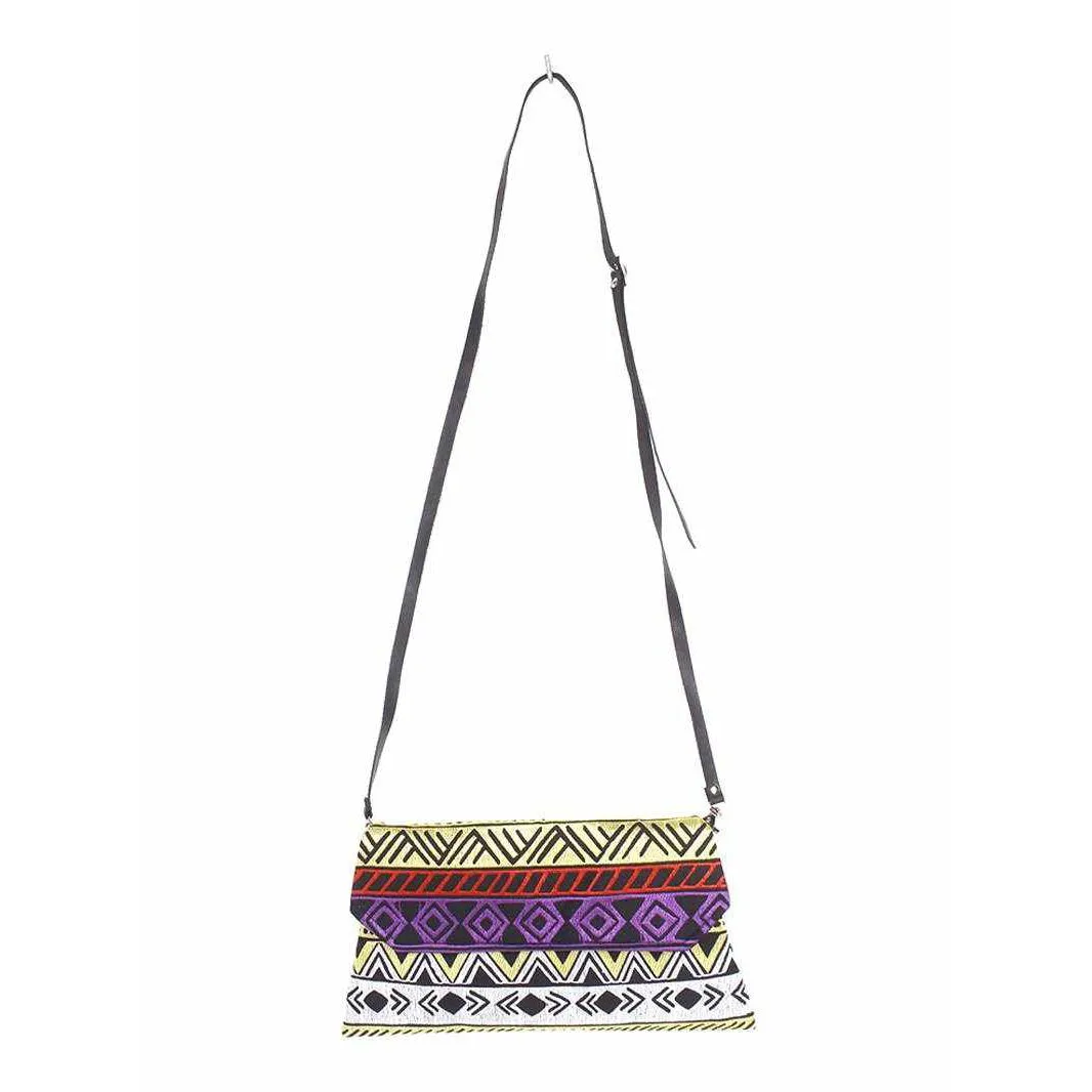 Embroidered Convertible Clutch | Crossbody Bag - Thailand