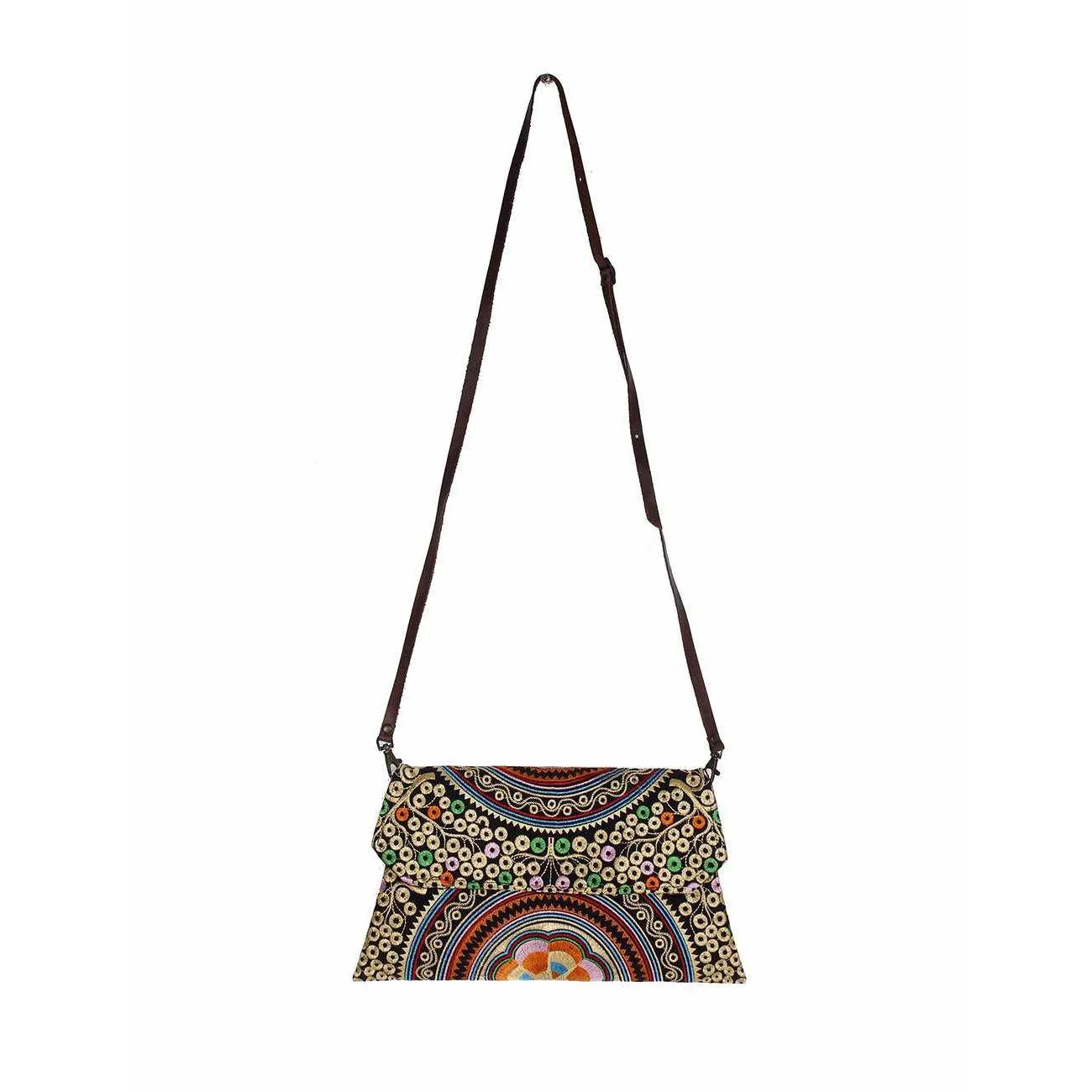 Embroidered Convertible Clutch | Crossbody Bag - Thailand