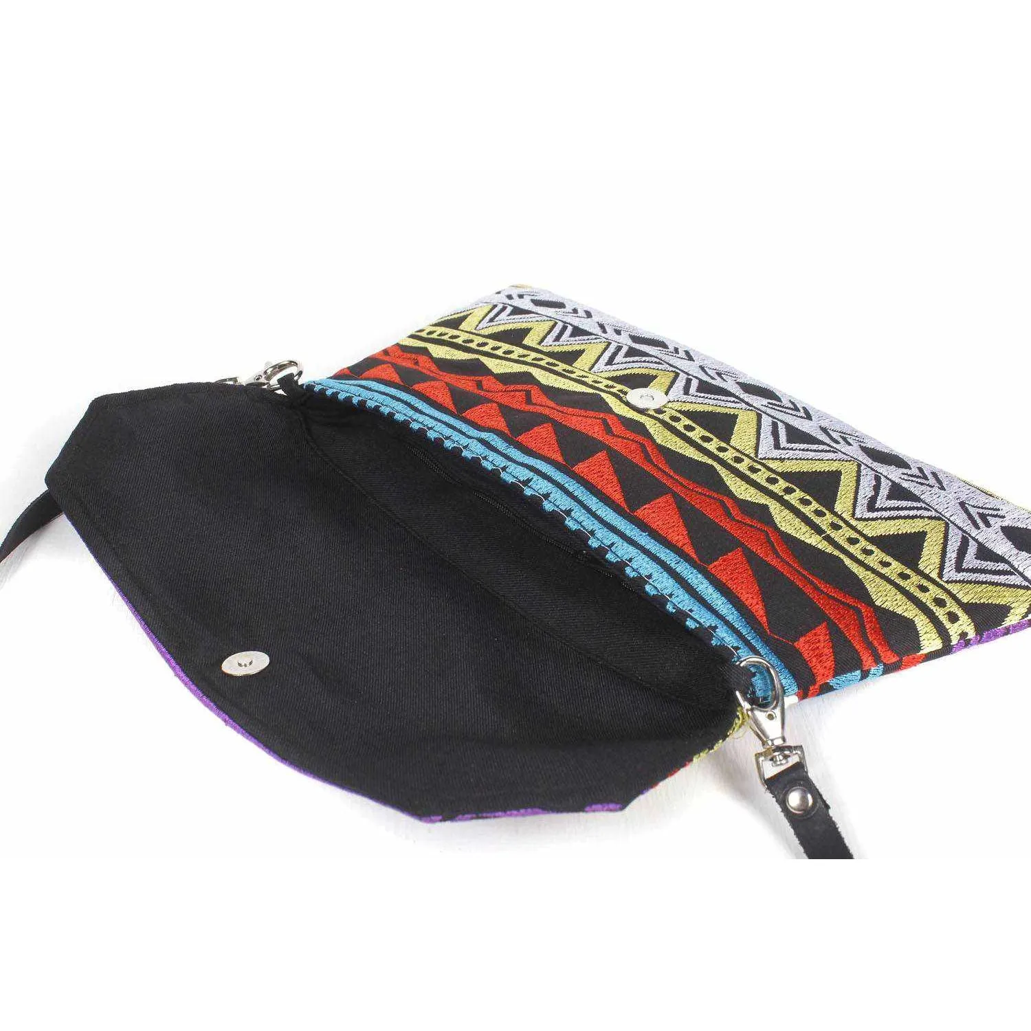 Embroidered Convertible Clutch | Crossbody Bag - Thailand