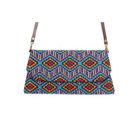 Embroidered Convertible Clutch | Crossbody Bag - Thailand