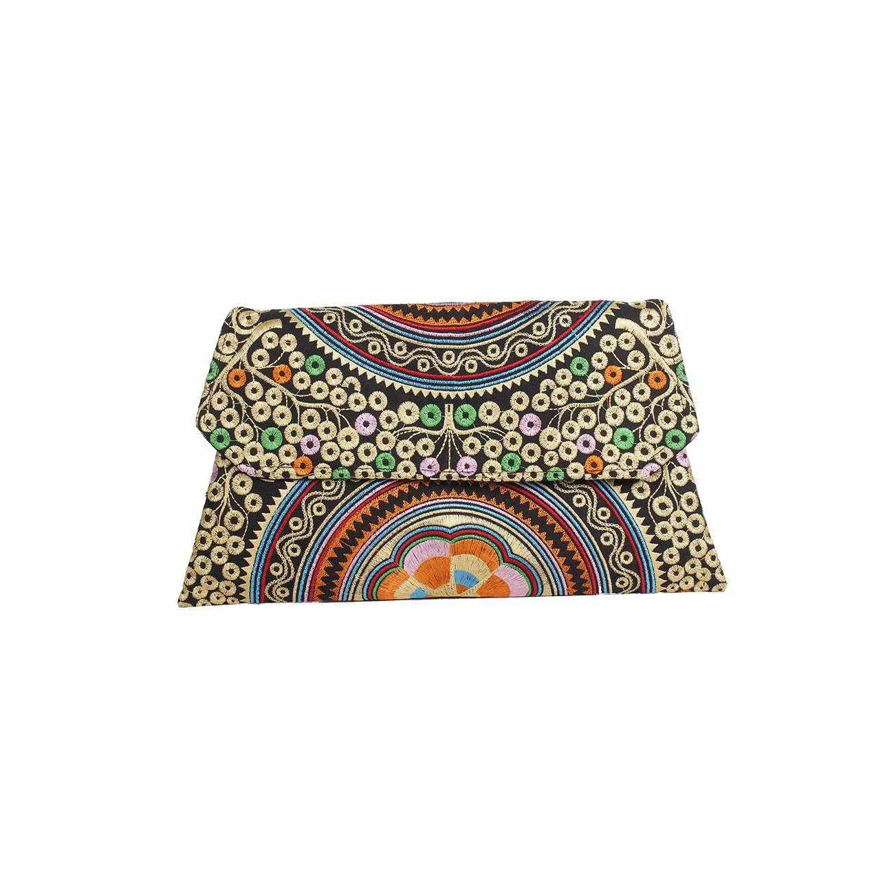 Embroidered Convertible Clutch | Crossbody Bag - Thailand